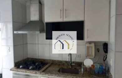 Imagem: O apartamento possui 2 Dormitórios, 1 Banheiro, 1 Vaga na garagem