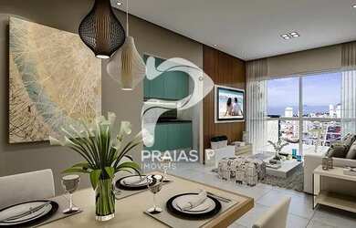 Imagem 4: Lançamento na Praia da Enseada com 67m², lazer completo Vista para o...