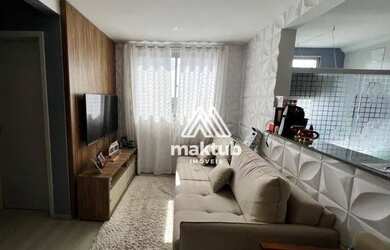 Imagem: O apartamento possui 2 Dormitórios, 1 Banheiro, 1 Vaga na garagem