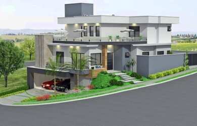 Imagem: A casa em condomínio possui 3 Dormitórios, 4 Banheiros, 3