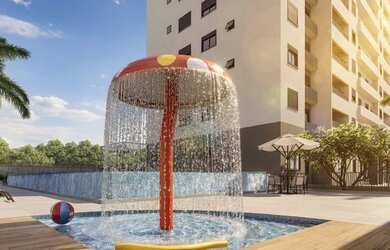 Imagem: O apartamento possui 2 Dormitórios, 2 Banheiros, 1 Vaga na