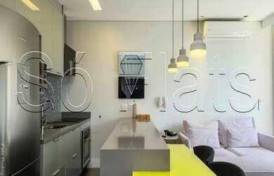 Imagem: O studio possui 1 Dormitório, 1 Banheiro, 1 Vaga na garagem