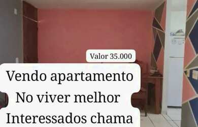 Imagem: O apartamento possui 2 Dormitórios, 1 Banheiro e 1 Vaga na