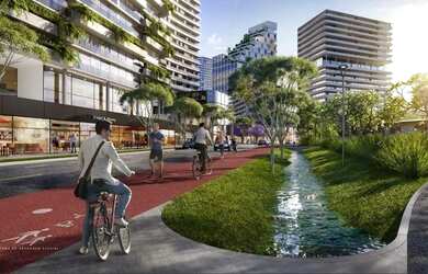 Imagem: O apartamento possui 2 Dormitórios, 3 Banheiros, 1 Vaga na