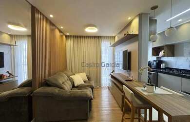 Imagem: O apartamento possui 2 Dormitórios, 1 Banheiro, 1 Vaga na garagem