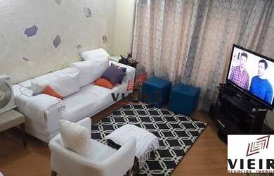 Imagem: A casa possui 3 Dormitórios, 2 Banheiros, 1 Vaga na garagem