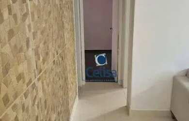 Imagem: O apartamento possui 2 Dormitórios, 1 Banheiro, 1 Vaga na garagem