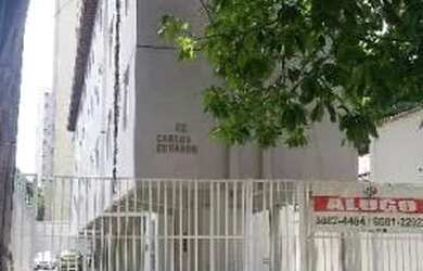 Imagem: O apartamento possui 1 Dormitório, 1 Banheiro, 1 Vaga na garagem