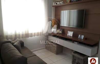 Imagem: O apartamento possui 2 Dormitórios, 1 Banheiro, 1 Vaga na garagem