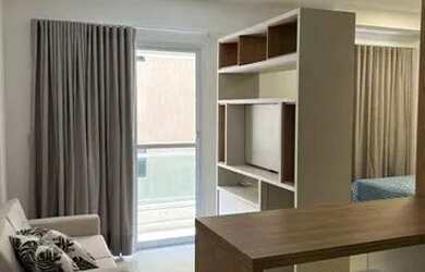 Imagem: O apartamento possui 1 Dormitório, 1 Banheiro, 1 Vaga na garagem