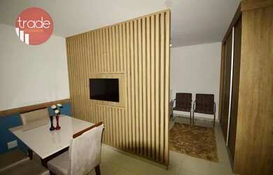 Imagem: O apartamento possui 1 Dormitório, 1 Banheiro, 1 Vaga na garagem