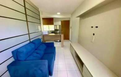 Imagem: O apartamento possui 1 Dormitório, 1 Banheiro, 1 Vaga na garagem