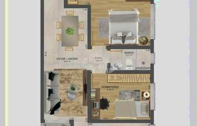 Imagem 3: Apartamento de 2 quartos no bairro Nossa Senhora de Lourdes/ Santa Maria/...