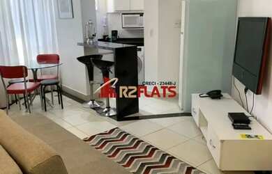 Imagem: O studio possui 1 Dormitório, 1 Banheiro, 1 Vaga na garagem