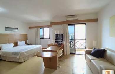 Imagem: O apartamento possui 1 Dormitório, 1 Banheiro, 1 Vaga na garagem