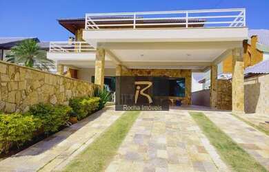 Imagem: A casa em condomínio possui 5 Dormitórios, 5 Banheiros, 4