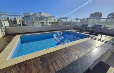 Imagem: O apartamento na cobertura possui 3 Dormitórios, 5 Banheiros