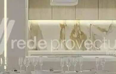 Imagem: O apartamento na cobertura possui 3 Dormitórios, 4 Banheiros