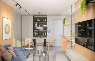 Imagem: O apartamento possui 2 Dormitórios, 2 Banheiros, 66m² de Área