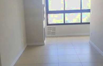 Imagem: O apartamento possui 1 Dormitório, 1 Banheiro, 1 Vaga na garagem