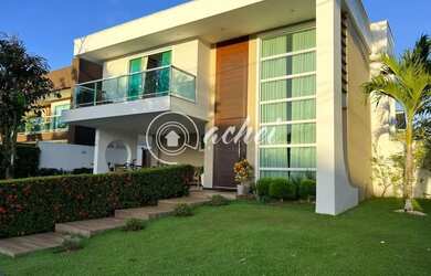 Imagem: A casa em condomínio possui 4 Dormitórios, 5 Banheiros, 1