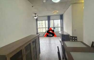 Imagem: O apartamento possui 2 Dormitórios, 1 Banheiro, 1 Vaga na garagem