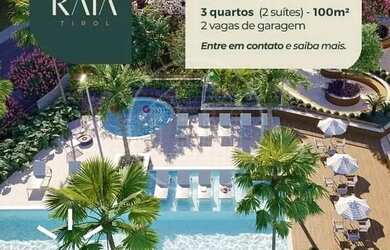 Imagem: O apartamento possui 3 Dormitórios, 2 Banheiros, 2 Vagas na