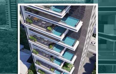 Imagem: O apartamento possui 4 Dormitórios, 5 Banheiros, 3 Vagas na