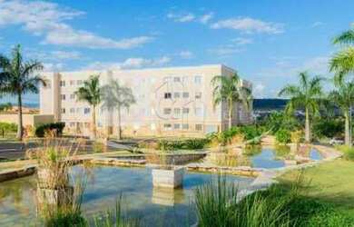 Imagem: O apartamento possui 2 Dormitórios, 1 Banheiro, 1 Vaga na garagem