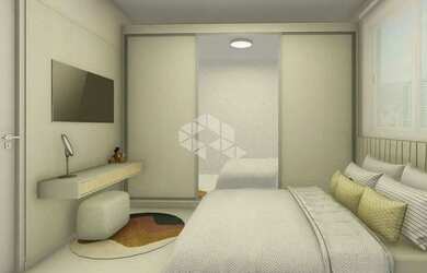 Imagem 6: Apartamento de 02 dormitório com sacada e churrasqueira na planta à...