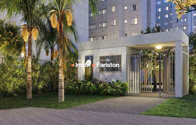 Imagem: O apartamento possui 2 Dormitórios, 1 Banheiro, 1 Vaga na garagem