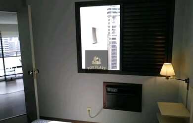 Imagem: O studio possui 1 Dormitório, 1 Banheiro, 1 Vaga na garagem