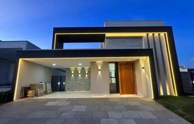 Imagem: A casa em condomínio possui 3 Dormitórios, 5 Banheiros, 4