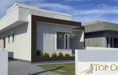 Imagem: A casa possui 3 Dormitórios, 1 Banheiro, 3 Vagas na garagem