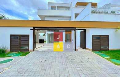 Imagem: A casa em condomínio possui 5 Dormitórios, 5 Banheiros, 4