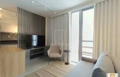 Imagem: O apartamento possui 1 Dormitório, 1 Banheiro, 1 Vaga na garagem