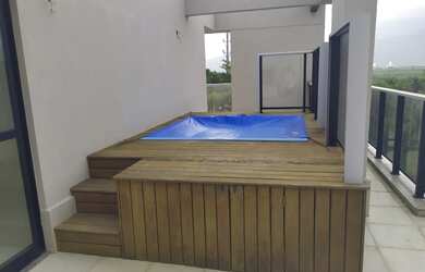 Imagem: O apartamento na cobertura possui 4 Dormitórios, 4 Banheiros