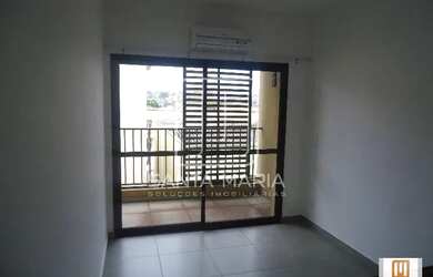 Imagem: O apartamento possui 1 Dormitório, 1 Banheiro, 1 Vaga na garagem