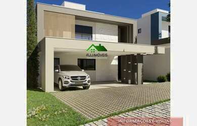 Imagem: A casa em condomínio possui 4 Dormitórios, 4 Banheiros, 3