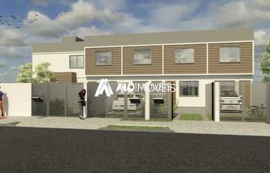 Imagem: A casa possui 2 Dormitórios, 1 Banheiro, 2 Vagas na garagem