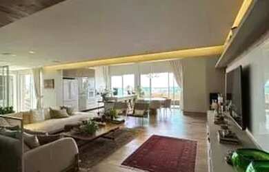 Imagem: O apartamento na cobertura possui 4 Dormitórios, 5 Banheiros