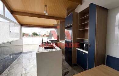 Imagem: O apartamento na cobertura possui 2 Dormitórios, 2 Banheiros