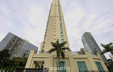 Imagem: O apartamento na cobertura possui 3 Dormitórios, 5 Banheiros