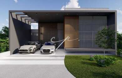 Imagem: A casa em condomínio possui 3 Dormitórios, 4 Banheiros, 4