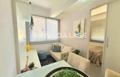 Imagem: O apartamento possui 1 Dormitório, 1 Banheiro, 42m² de Área