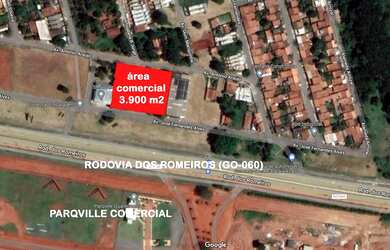 Imagem 2: ÁREA Comercial frente a Rodovia dos Romeiros GO-060 e Condomínio Parqville