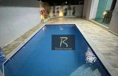 Imagem: A casa em condomínio possui 4 Dormitórios, 5 Banheiros, 2