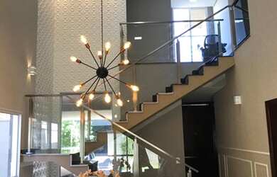 Imagem: A casa em condomínio possui 3 Dormitórios, 5 Banheiros, 4