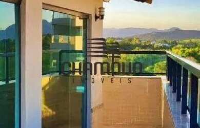 Imagem: O apartamento na cobertura possui 3 Dormitórios, 5 Banheiros