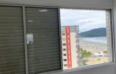 Imagem 4: Pé na areia vista mar elevador Kitão 01 vaga - Guilhermina - Praia Grande...